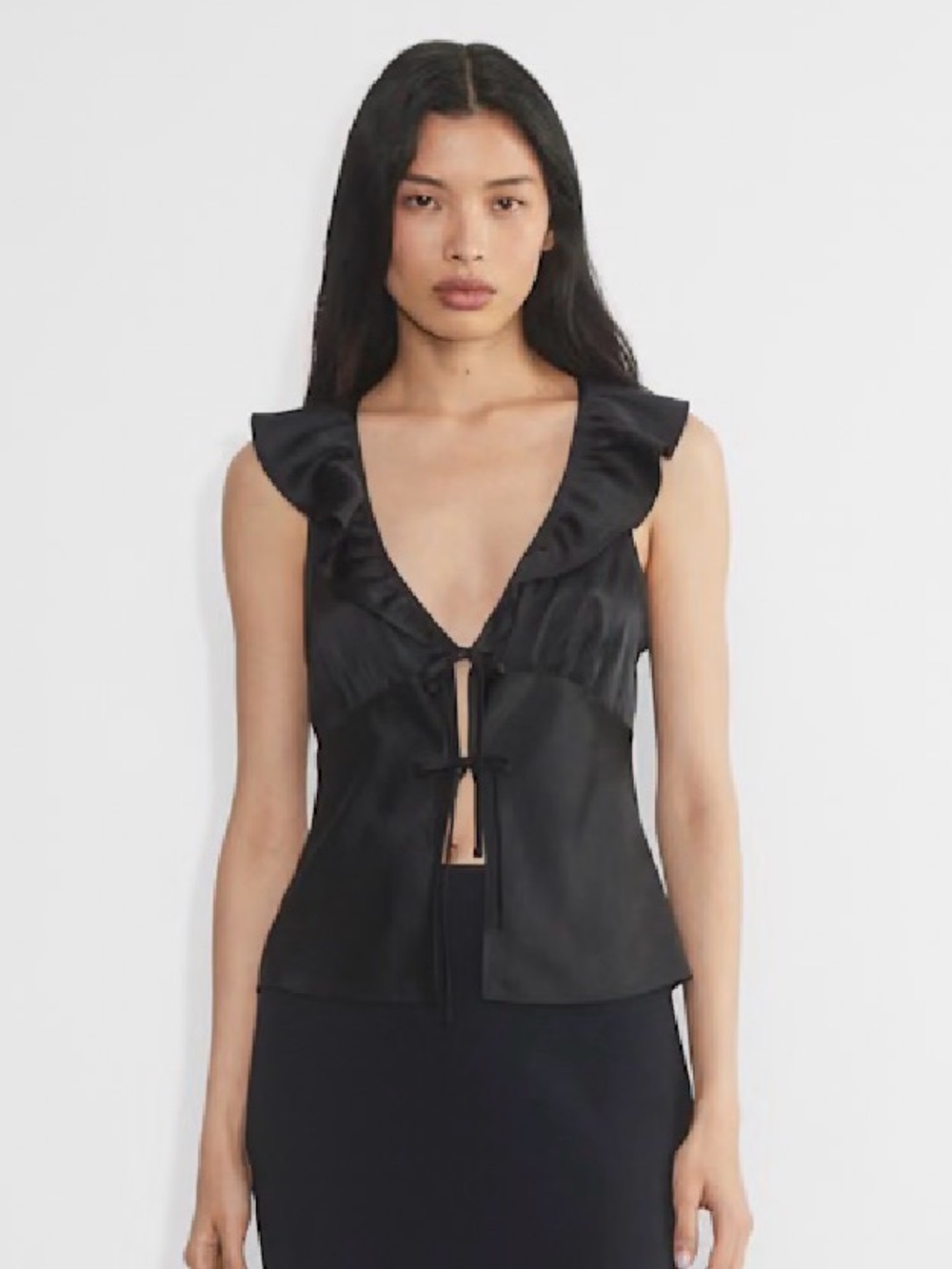 Aritzia Wilfred Tonka Satin Blouse